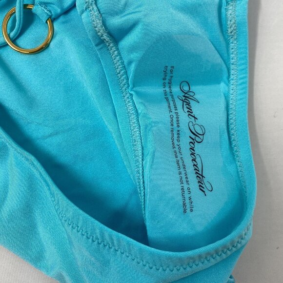 Agent Provocateur Davine Turquoise Swimsuit AP3 Medium NWT $630 - Picture 9 of 10
